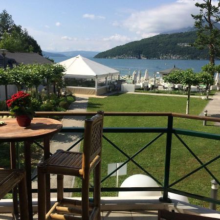 La Baie Des Voiles ,Vue Lac D'Annecy ,Plage Privee Duingt Exteriör bild