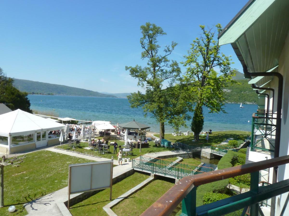 La Baie Des Voiles ,Vue Lac D'Annecy ,Plage Privee Duingt Exteriör bild