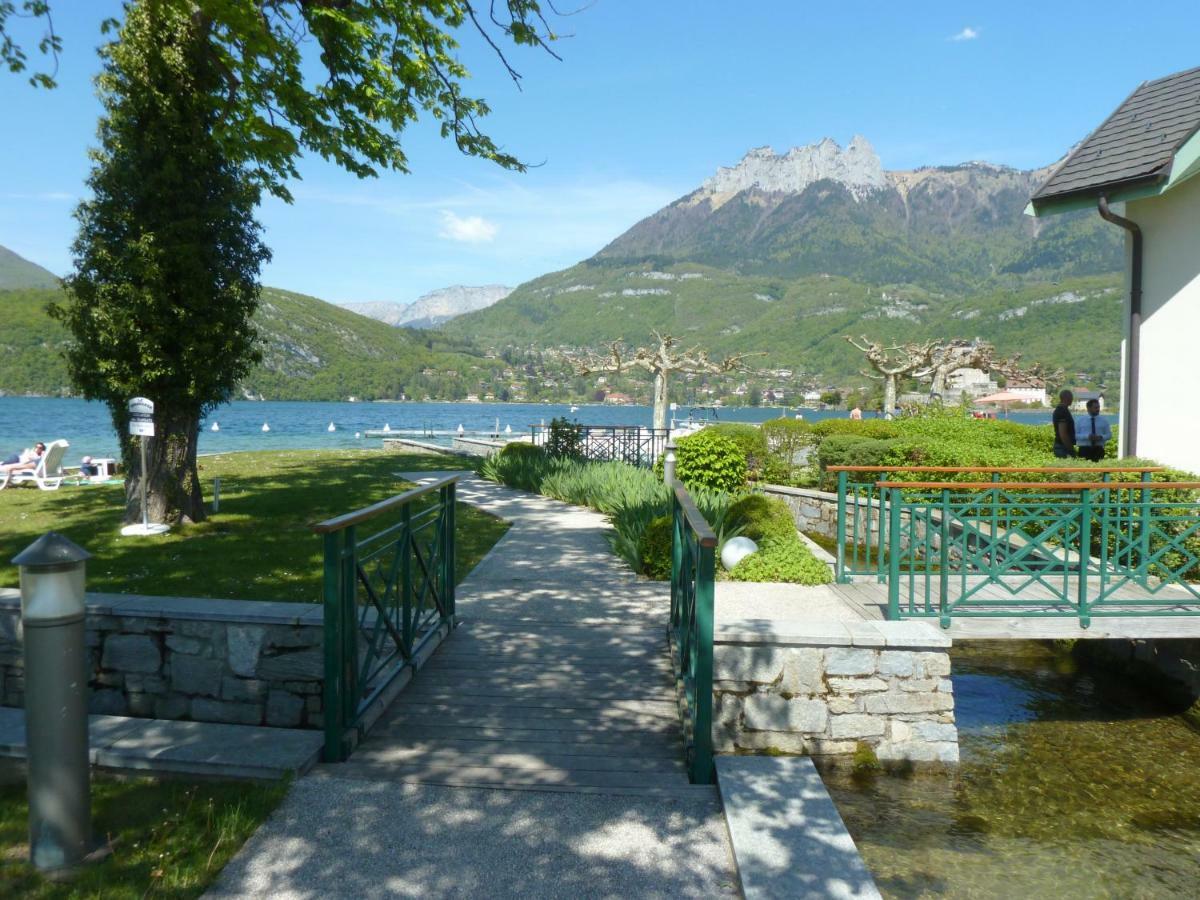 La Baie Des Voiles ,Vue Lac D'Annecy ,Plage Privee Duingt Exteriör bild