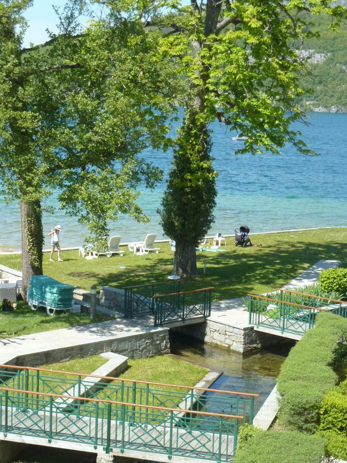 La Baie Des Voiles ,Vue Lac D'Annecy ,Plage Privee Duingt Exteriör bild