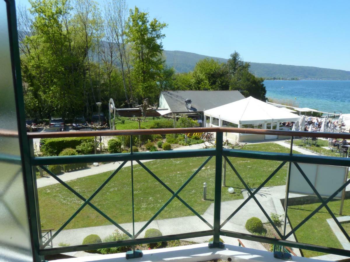 La Baie Des Voiles ,Vue Lac D'Annecy ,Plage Privee Duingt Exteriör bild