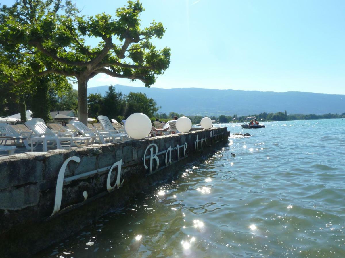 La Baie Des Voiles ,Vue Lac D'Annecy ,Plage Privee Duingt Exteriör bild