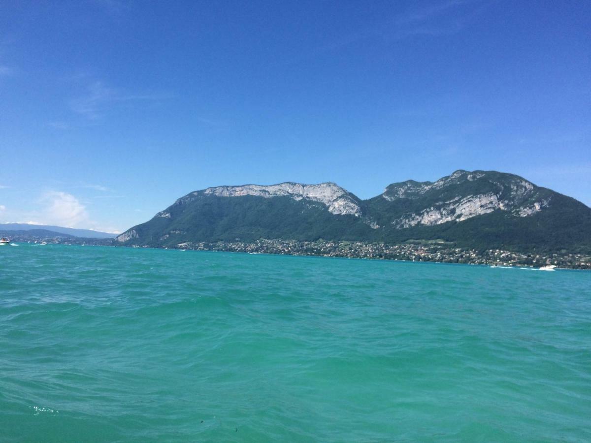 La Baie Des Voiles ,Vue Lac D'Annecy ,Plage Privee Duingt Exteriör bild