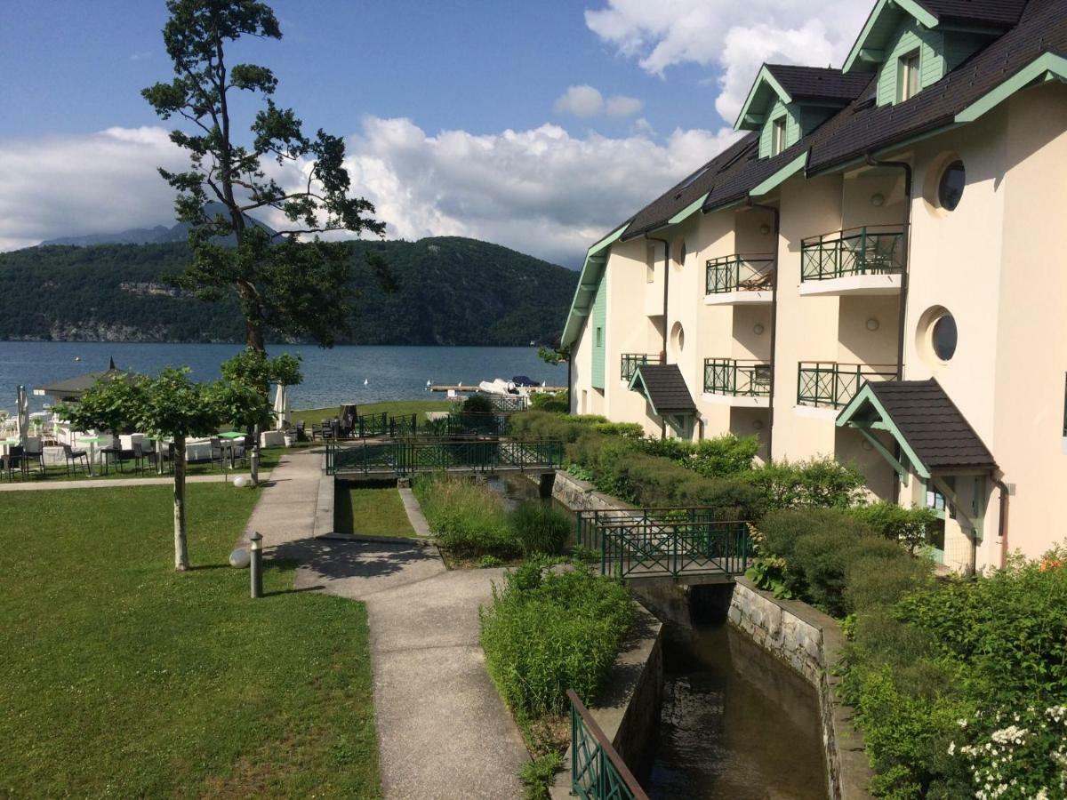 La Baie Des Voiles ,Vue Lac D'Annecy ,Plage Privee Duingt Exteriör bild